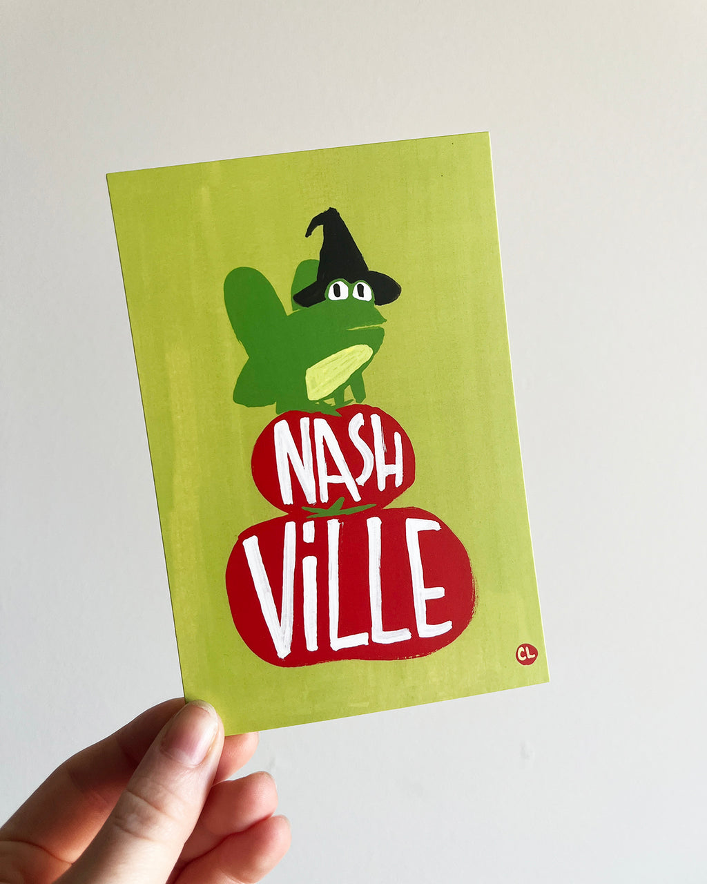 Postcard: Nashville Frog Witch