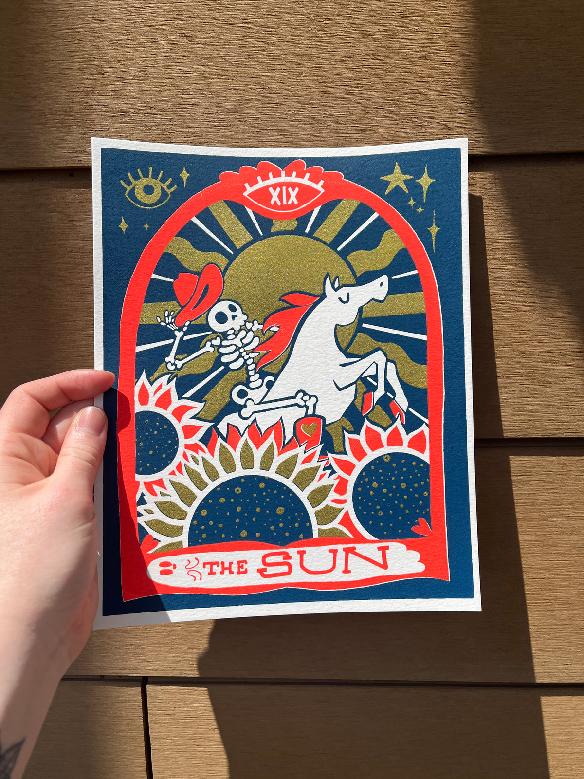 The Sun Screen Print