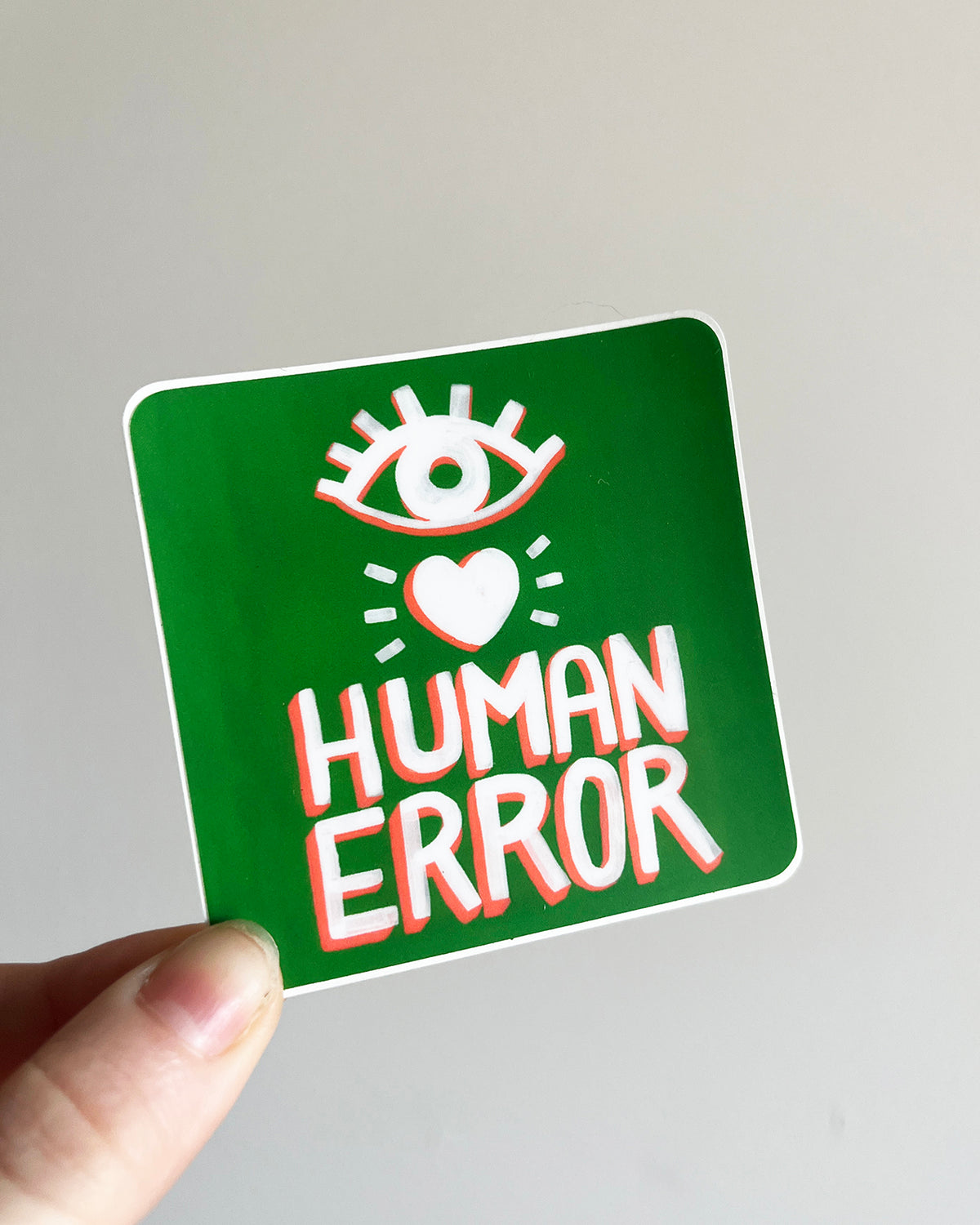 Sticker: I Heart Human Error