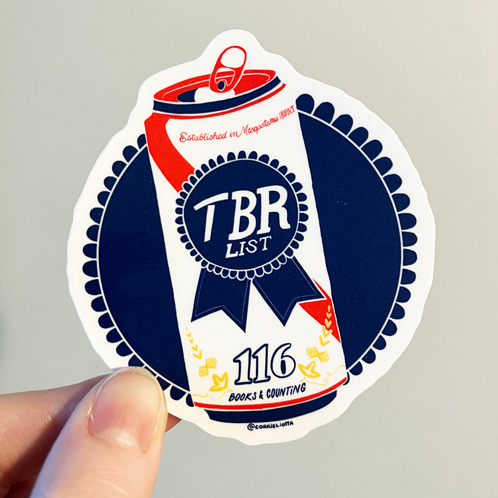 Sticker: TBR Can